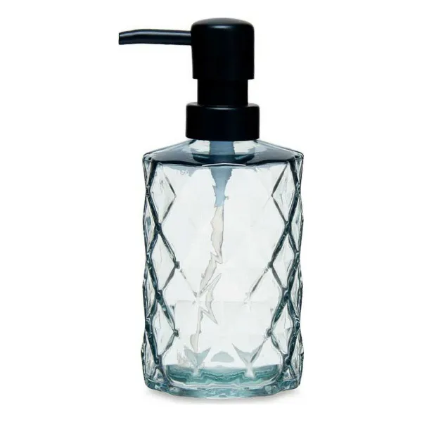 Muilo dozatorius Berilo Juoda Stiklas Plastmasinis Deimantas 360 ml 410 ml 9 x 18 x 7 cm (12 vnt.)