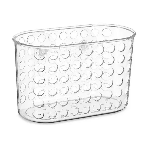 Подставка-органайзер для ванной Berilo Прозрачный PVC Пластик 19,3 x 12 x 9 cm (12 штук)