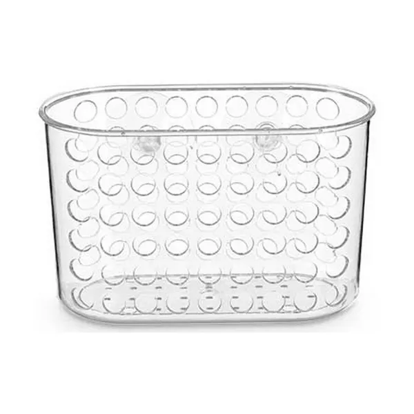 Kylpyhuoneen järjestelijäkärry Berilo Läpinäkyvä PVC Muovinen 19,3 x 12 x 9 cm (12 osaa)