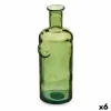 Decorative bottle Gift Decor Stamp Green 11,7 x 33,5 x 11,7 cm Decoration (6 Units)