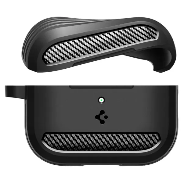 Spigen Rugged Armor - Case for Apple AirPods Pro 3 (Matte Black)