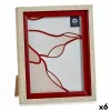 Kuvakehys Gift Decor Ruskea Punainen Puu Lasi Kristalli polystyreeni Muovinen (6 osaa)