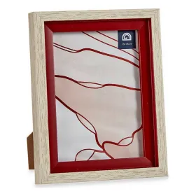 Фото рамка Gift Decor Коричневый Красный Деревянный Cтекло Стеклянный полистирол Пластик (6 штук)