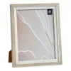 Photo frame Gift Decor White Beige Glass Crystal polystyrene Plastic (6 Units)