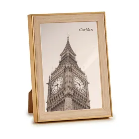 Fotoraam Gift Decor Pruun Kuldne Naturaalne Klaas polüpropüleen (6 Ühikut)