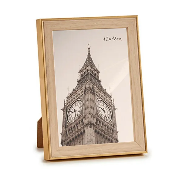Фото рамка Gift Decor Коричневый Позолоченный Натуральный Cтекло полипропилен (6 штук)