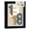 Фото рамка Gift Decor Чёрный Cтекло Деревянный MDF (6 штук)