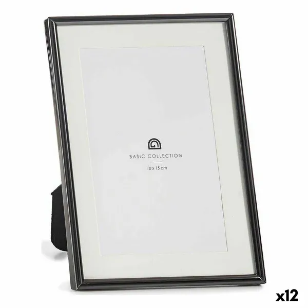 Фото рамка Gift Decor Чёрный Стеклянный Сталь (12 штук)