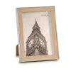 Photo frame Gift Decor Brown Silver Natural Glass polypropylene (6 Units)