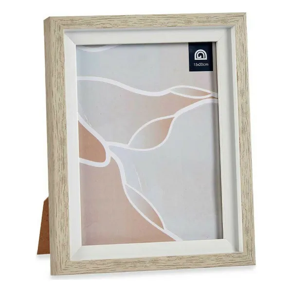 Kuvakehys Gift Decor Valkoinen Beige Lasi Kristalli polystyreeni Muovinen (6 osaa)