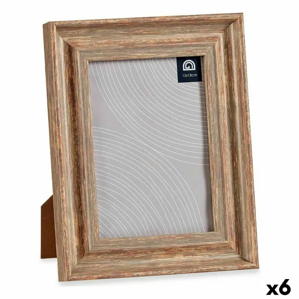 Foto rāmis Gift Decor Brūns Varš Koks Stikls polistirols Plastmasa (6 gb.)