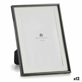 Nuotraukų rėmelis Gift Decor Juoda Stiklas Plienas (12 vnt.)
