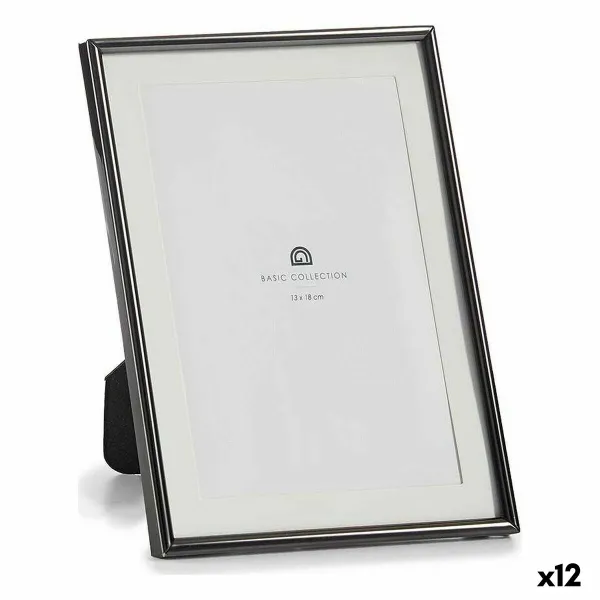 Фото рамка Gift Decor Чёрный Стеклянный Сталь (12 штук)