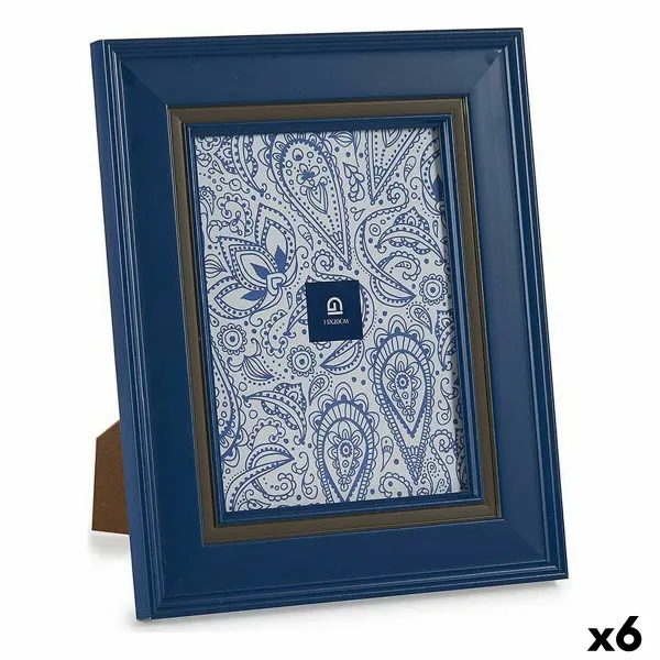 Фото рамка Gift Decor Синий Стеклянный Пластик (6 штук)