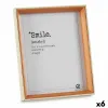 Фото рамка Gift Decor Белый Коричневый Стеклянный Деревянный MDF (6 штук)