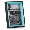Nuotraukų rėmelis Gift Decor Mėlyna Juoda Stiklas Medžio MDF (6 vnt.)