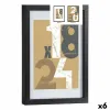 Фото рамка Gift Decor Чёрный Cтекло Деревянный MDF (6 штук)