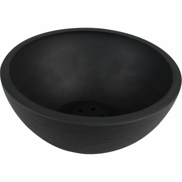 Stiklainis EDA   Juoda Antracito Ø 25 cm