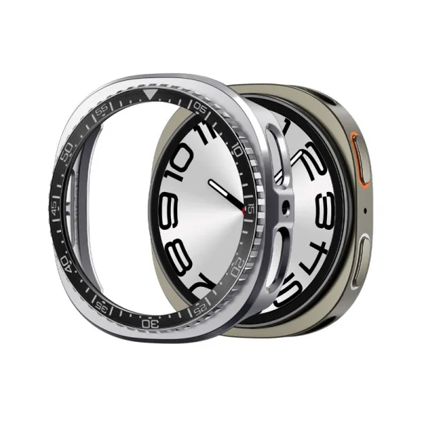 Spigen Bezel Tune Pro Diver - Case / Protective Bezel for Samsung Galaxy Watch 8 44 mm (Black)