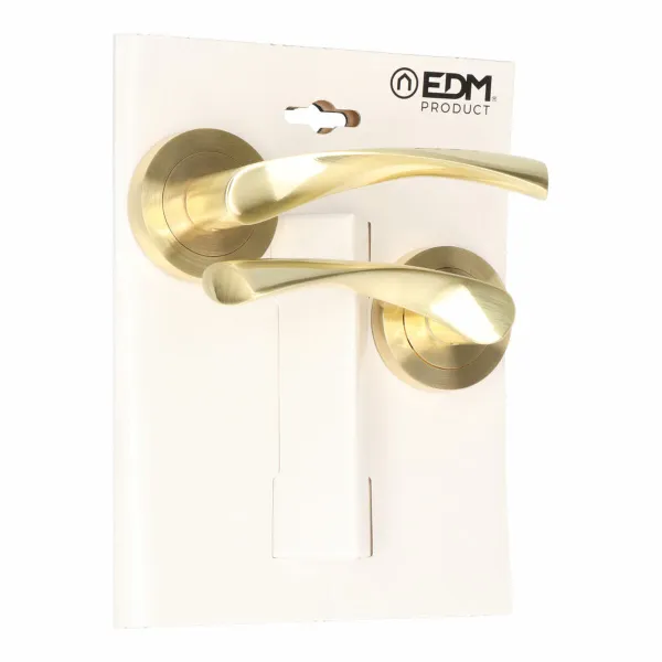 Rankena su rozete EDM 85438 707 Aliuminis Ø 50 mm