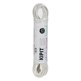Aukla veļas piekāršanai Kipit Balts PVC 20 m 20,5 x 4 x 3,5 cm (12 gb.)