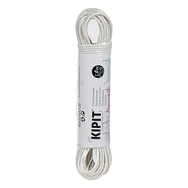 Skalbimo linija Kipit Balta PVC 20 m 20,5 x 4 x 3,5 cm (12 vnt.)