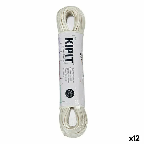 Нежная веревка Kipit Белый PVC 30 m (12 штук)
