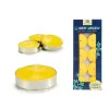 Sveču Komplekts Ibergarden Dzeltens Metāls Vasks Citronella 7,5 x 19 x 1,5 cm (24 gb.)