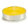 Sveču Komplekts Ibergarden Dzeltens Metāls Vasks Citronella 7,5 x 19 x 1,5 cm (24 gb.)