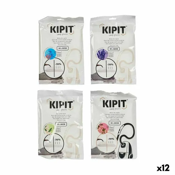Vakuuminiai krepšiai Kipit Skaidrus Plastmasinis 40 x 60 cm (12 vnt.)