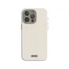 Moshi Napa MagSafe - Leather case for iPhone 15 Pro (Eggnog White)