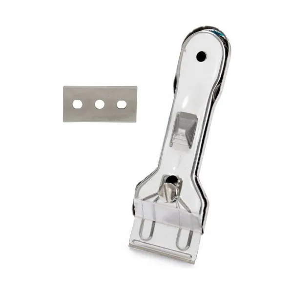 Viršutinis keramikos viryklės valiklis Kinvara Sidabras Metalinis 13,5 x 4,5 x 1 cm 4,5 x 13,5 x 1 cm (12 vnt.)