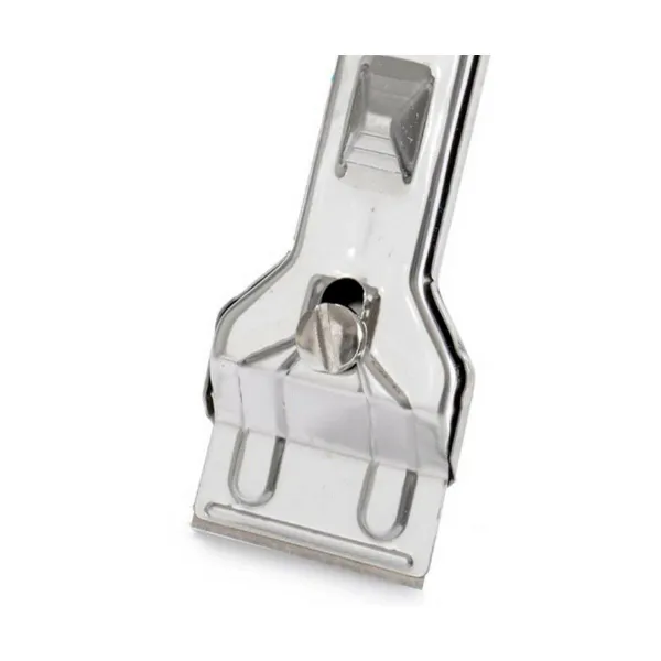 Ceramic Cooker Top Scraper Kinvara Silver Metal 13,5 x 4,5 x 1 cm 4,5 x 13,5 x 1 cm (12 Units)