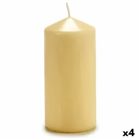 Candle Acorde Cream 15,5 cm 7 x 14,7 x 7 cm (4 Units)