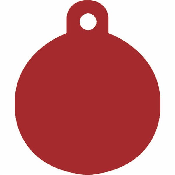 Identification plate for collar Imarc Circle Red