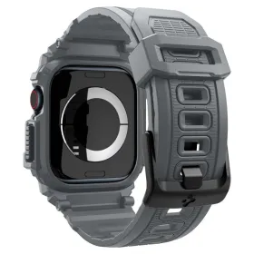 Spigen Rugged Armor Pro - Strap with Case for Apple Watch 10 46 mm (Dark Grey)