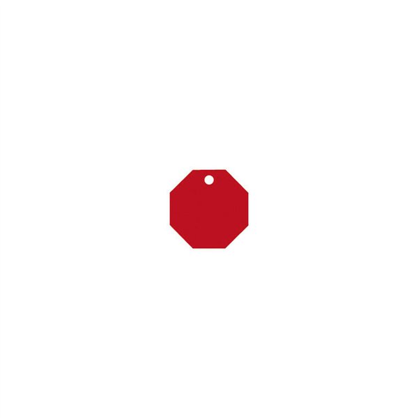 Identification plate for collar Imarc STOP Red