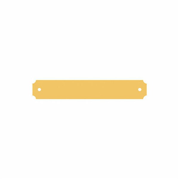 Identification plate for collar Imarc Mounts Yellow