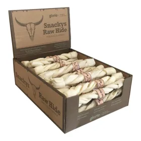 Suņu uzkodas Gloria Twin Stick Rawhide Teļa gaļa Košļājams 50 gb.