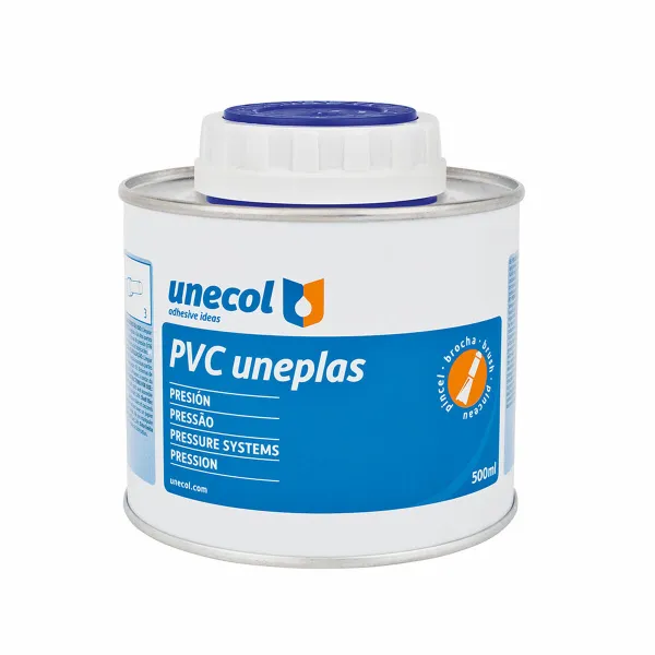 PVC-putkien liima Unecol Uneplas A2041 500 ml Maalisuti