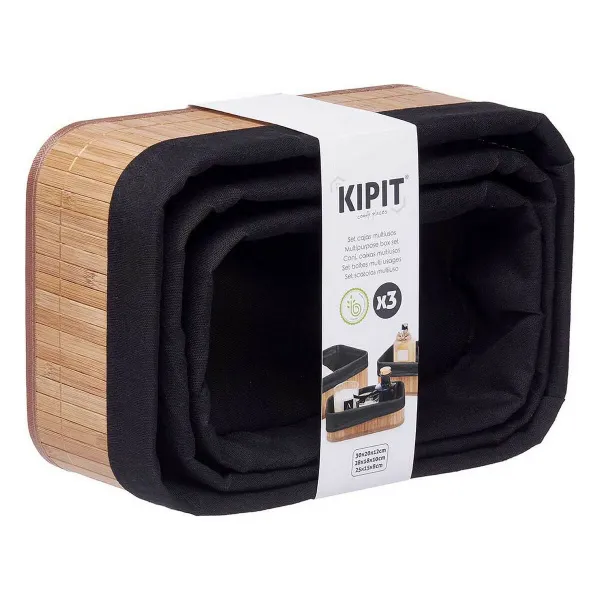 Organizatori Berilo Poliesters Kokvilna Bambuss Viskoze 31 x 12 x 21 cm Komplekts