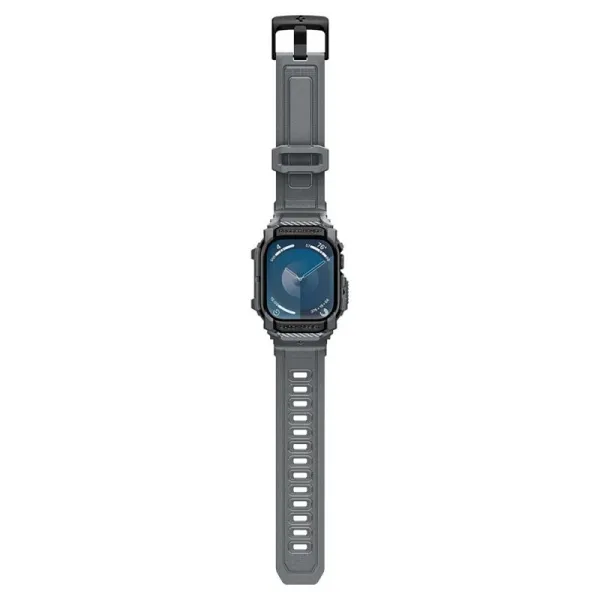 Spigen Rugged Armor Pro - Strap with Case for Apple Watch 10 46 mm (Dark Grey)