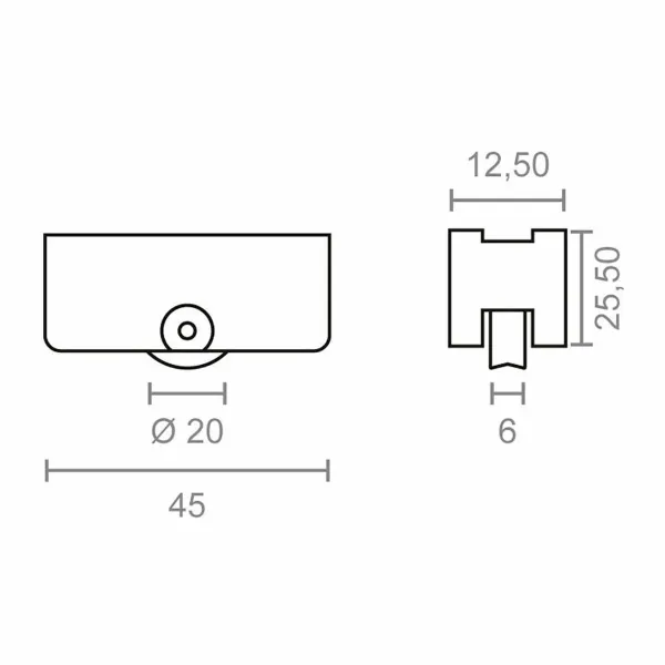 Guolis EDM 85474 Inasa 162 rd16 Plienas 45 x 25,5 mm (2 vnt.)