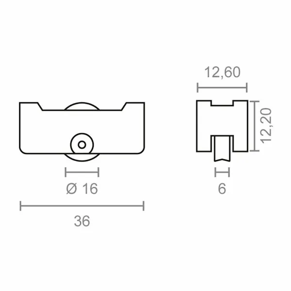 Guolis EDM 85473 Inasa 151 rd12 Plienas 36 x 12 mm (2 vnt.)