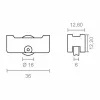Guolis EDM 85473 Inasa 151 rd12 Plienas 36 x 12 mm (2 vnt.)