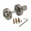 Handle with rosette EDM 85446 707 Aluminium