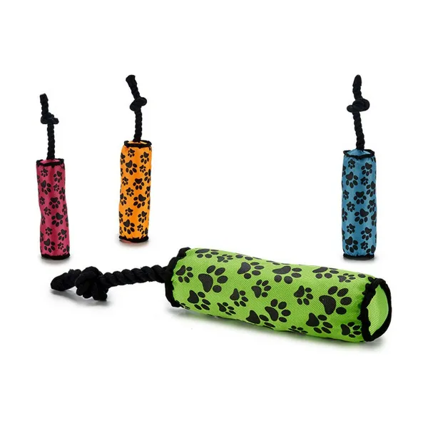 Košļājamā rotaļlieta suņiem Mascow Zils Zaļš Oranžs Rozā 7,5 x 7,5 x 43 cm Cilindrs (12 gb.)