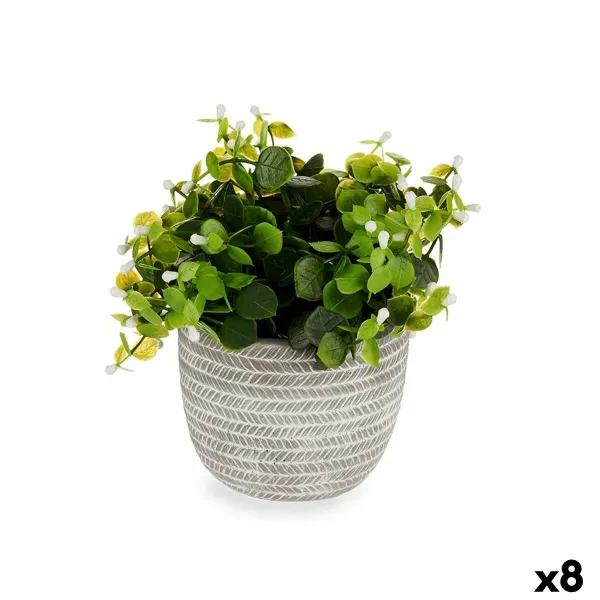 Декоративное растение Ibergarden Пластик Цветы 20 x 20,5 x 20 cm (8 штук)