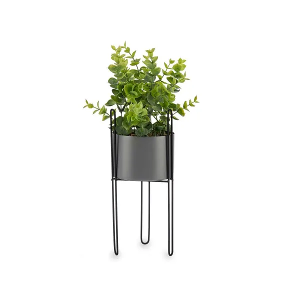 Koristekasvi Ibergarden Metalli Muovinen Eukalyptus 14 x 40 x 14 cm (8 osaa)