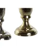 Vaza DKD Home Decor Auksinis Sidabras Aliuminis 13 x 13 x 33 cm (2 vnt.)